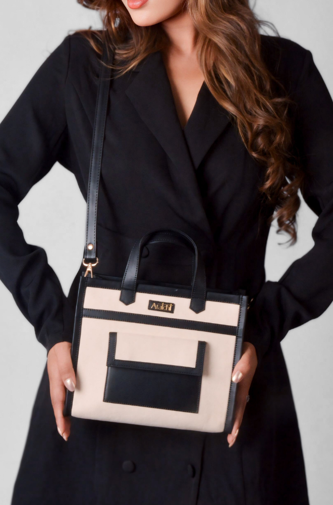 URBAN LUXE SLING BAG BLACK