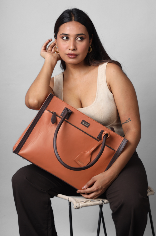 CARAMEL MOCHA TOTE TAN
