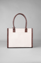 CARAMEL MOCHA TOTE WHITE