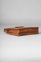 CROCO SLING BAG TAN