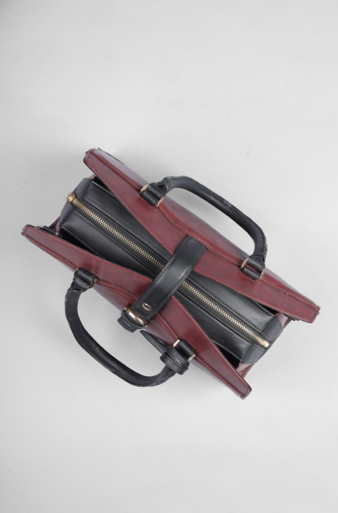 WALNUT HAND BAG CHERRY