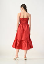 Garden Glow Dress Red