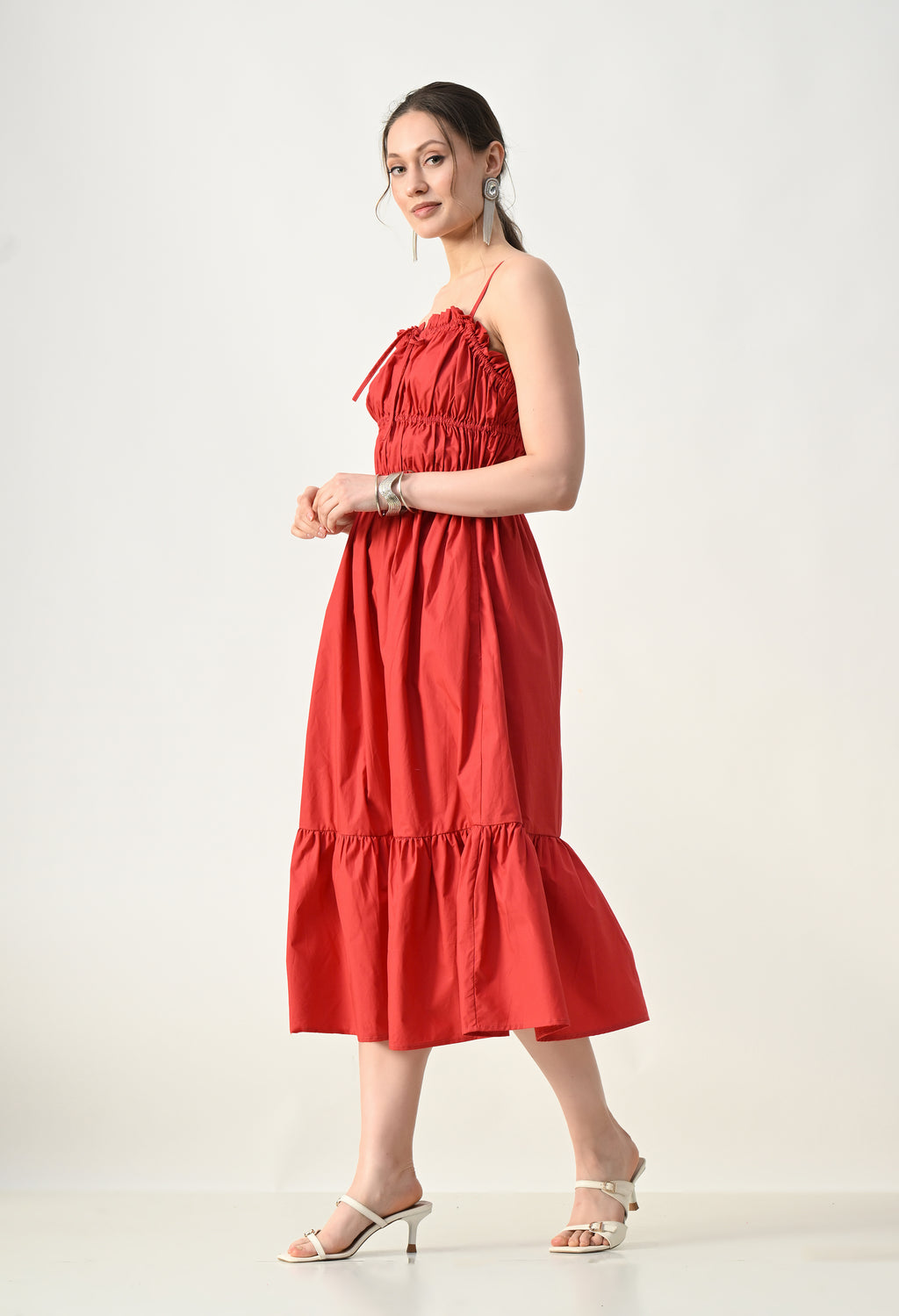 Garden Glow Dress Red