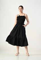 Garden Glow Dress Black