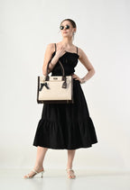 Garden Glow Dress Black