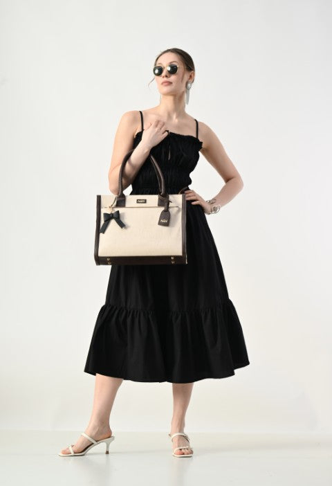 Garden Glow Dress Black