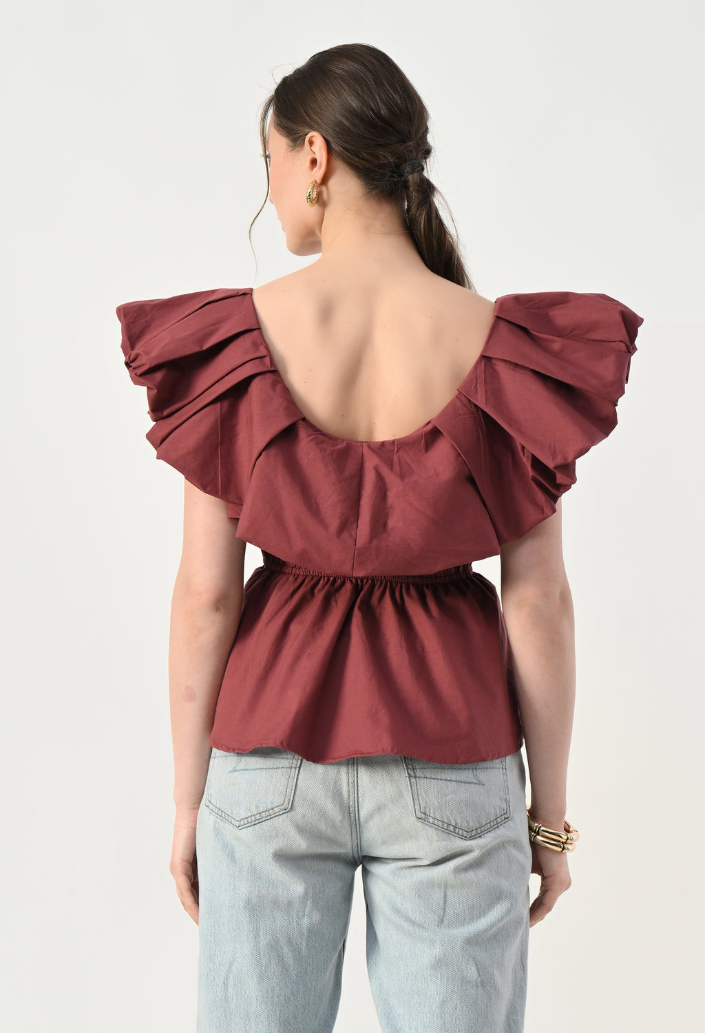Scarlet Petal Top
