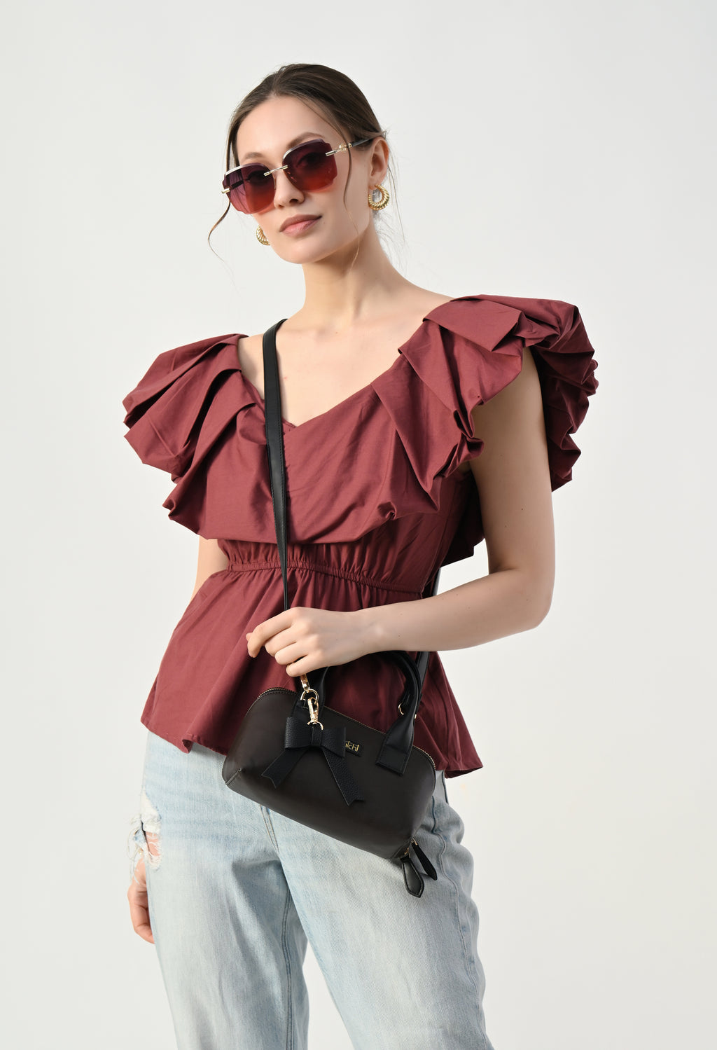 Scarlet Petal Top