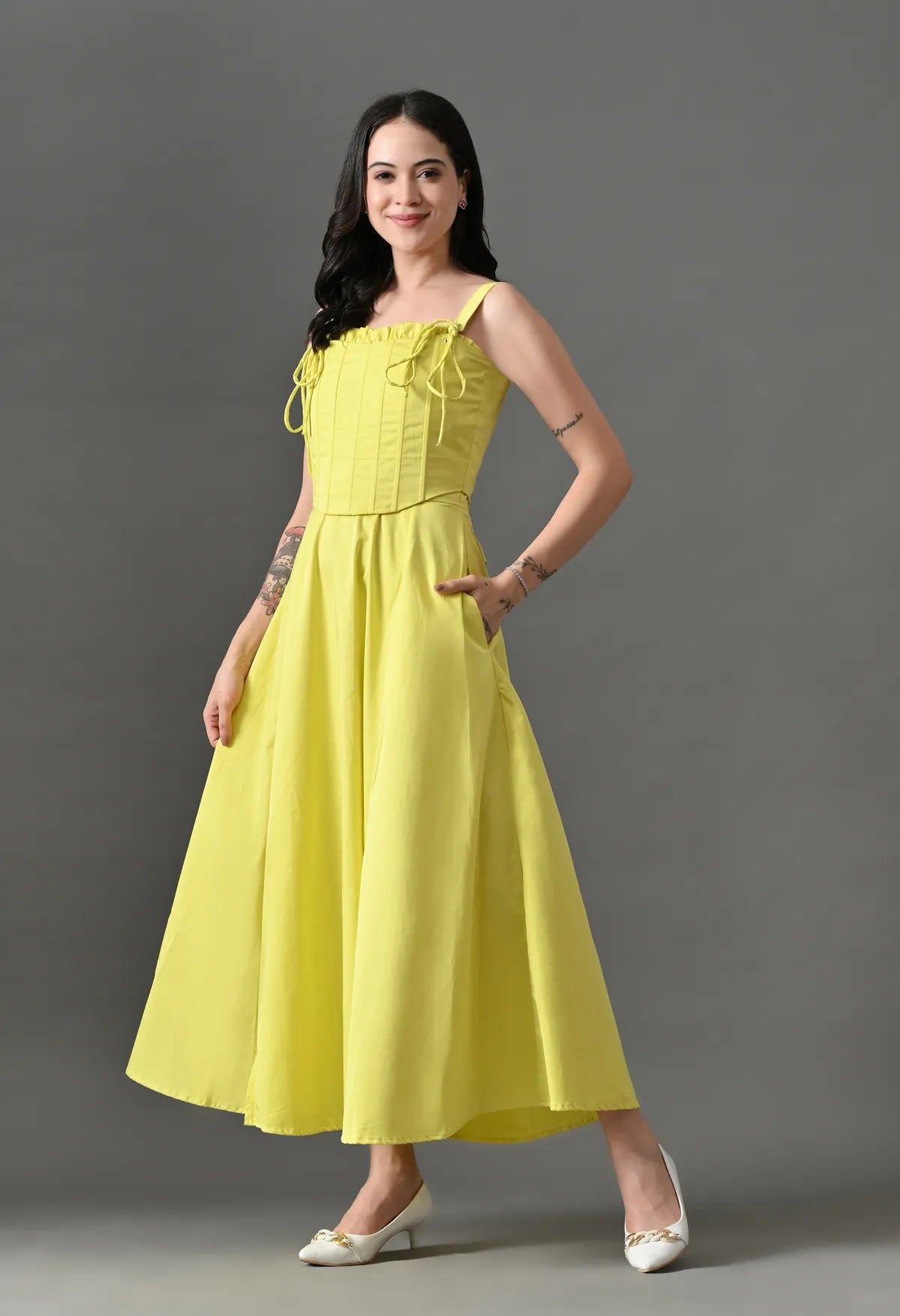 The Marigold Muse Dress