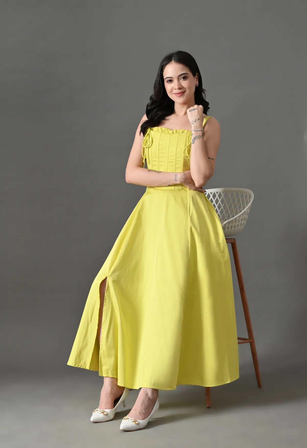 The Marigold Muse Dress